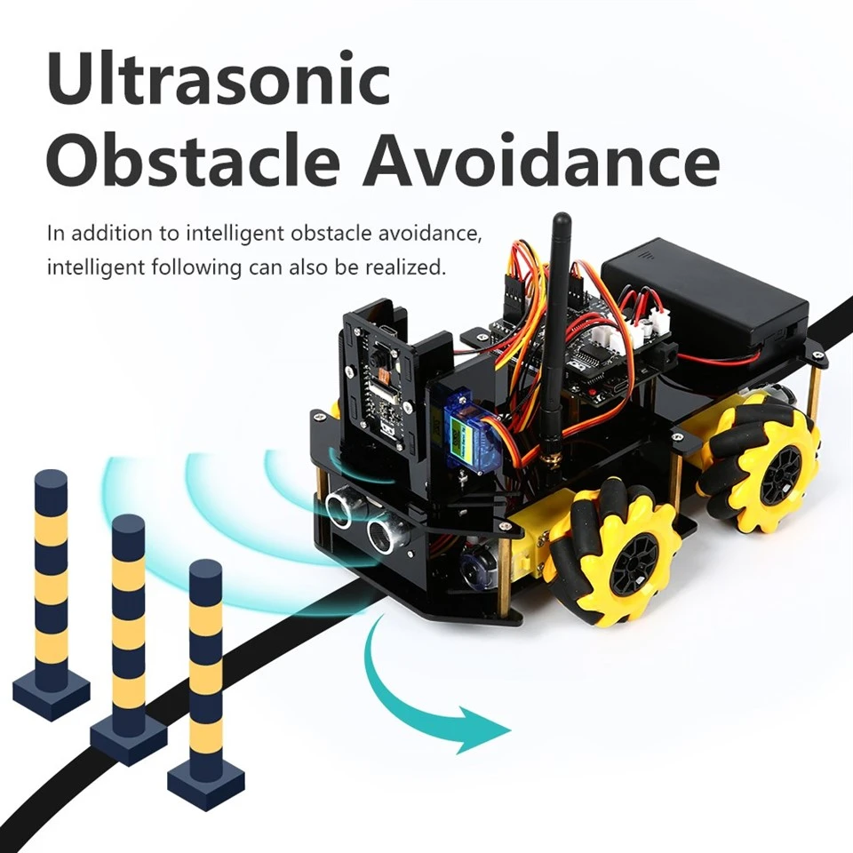 KUONGSHUN ESP32 Cam Smart Robot Car ESP32 Camera Robotics Starter Kit For Arduino