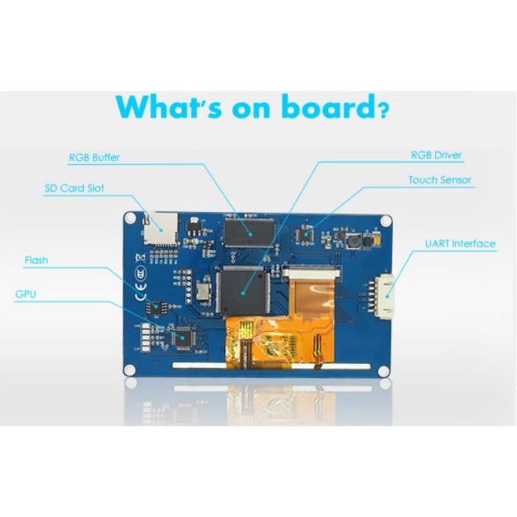 Nextion 5.0 HMI LCD Display Module Nextion 5.0 HMI LCD Display Module